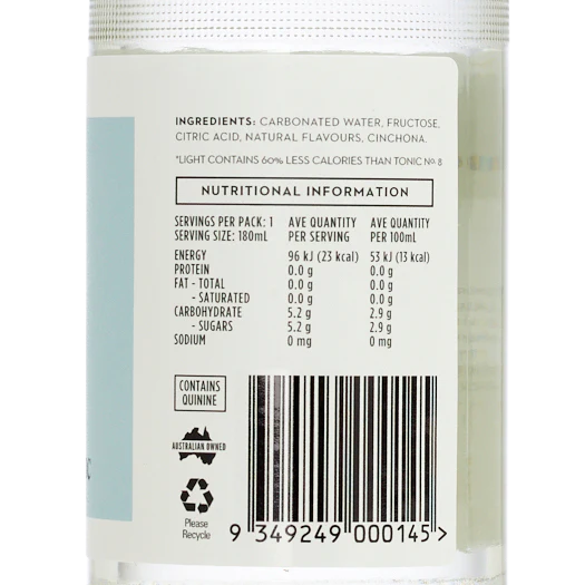 Light Tonic Water 180ml x 24 - Image 6