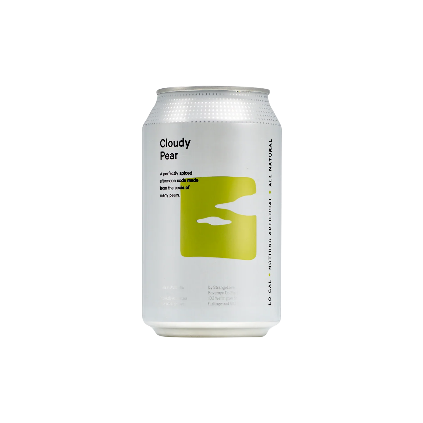 Cloudy Pear & Cinnamon Lo-Cal Soda 330ml Cans x 24 - Image 5
