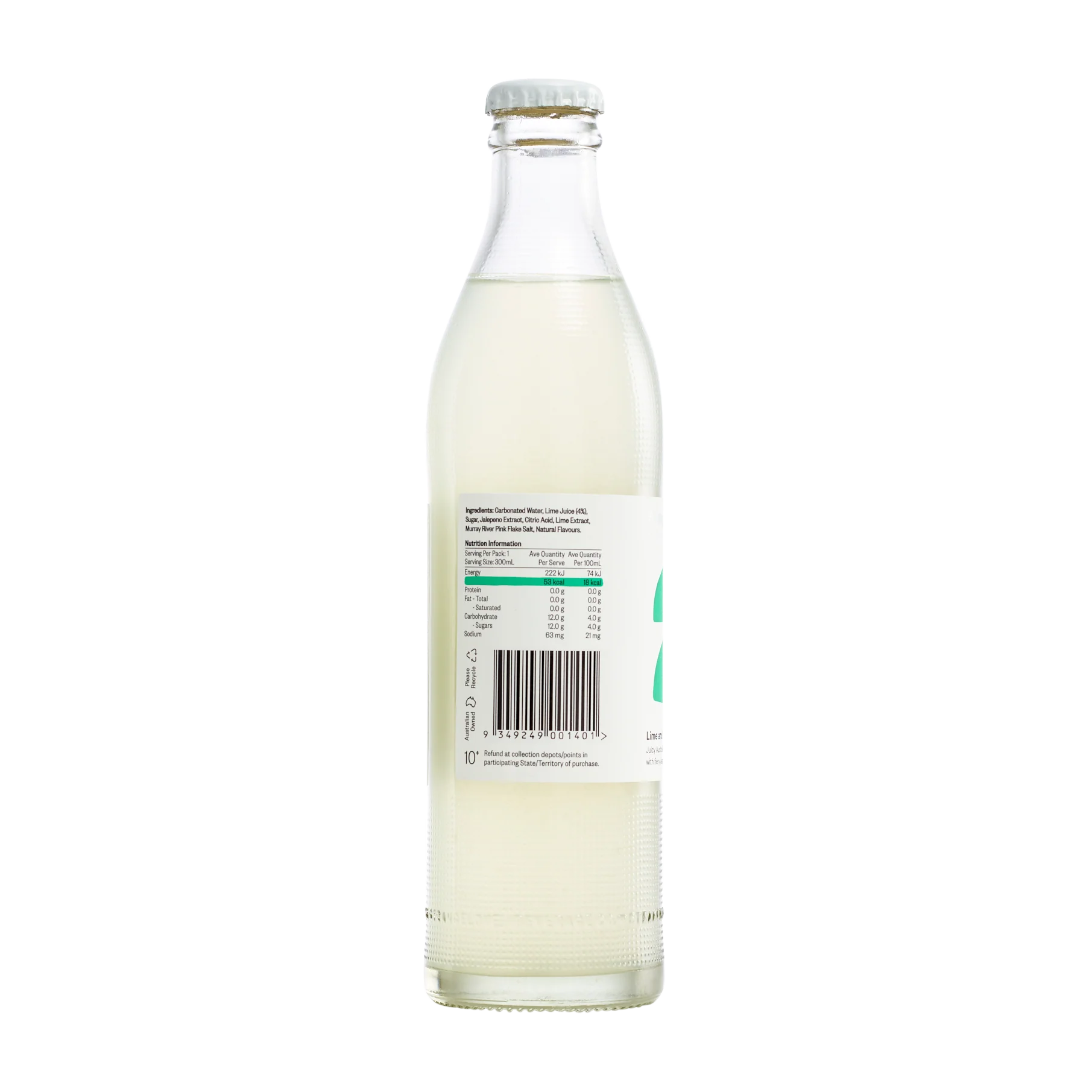 Lime & Jalapeño Lo-Cal Soda 300ml x 24 - Image 6