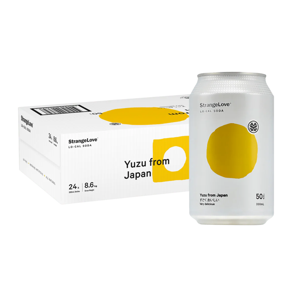 Yuzu Lo-Cal Soda 330ml Cans x 24 - Image 7